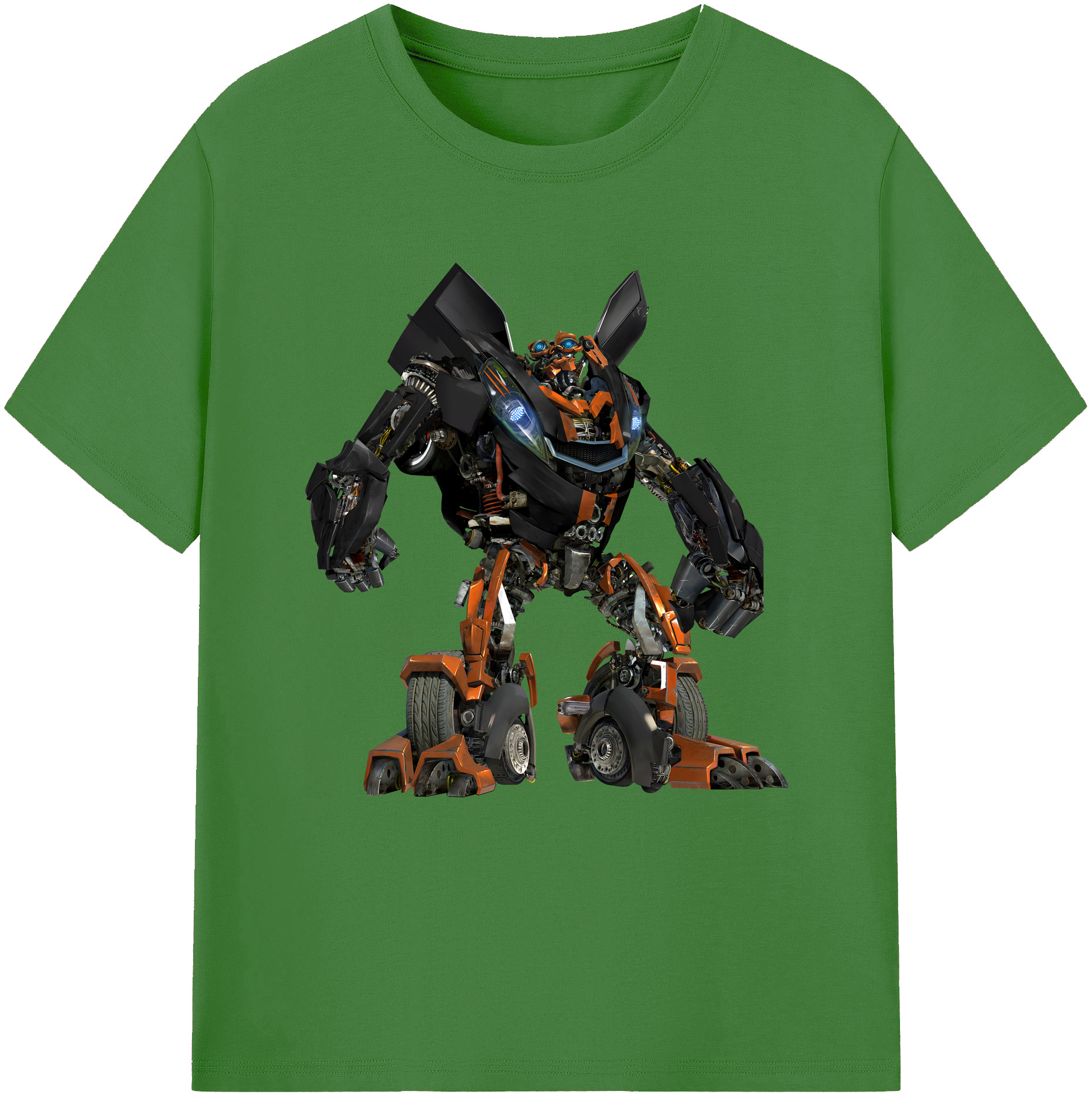 （画像用） Transformers トランスフォーマー レディースカジュアルプリントTシャツ（綿100％）